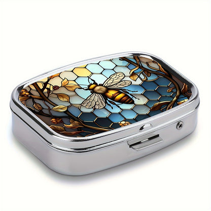 Metal Jewelry Organizers Travel Cases Lovely Colored Medicine Small Pill Container Iron Cabinet Hou 5