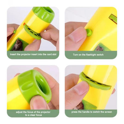 Kids Mini Projector Flashlight With 24 Patterns  Luminous Exploration Lamp Toy 3