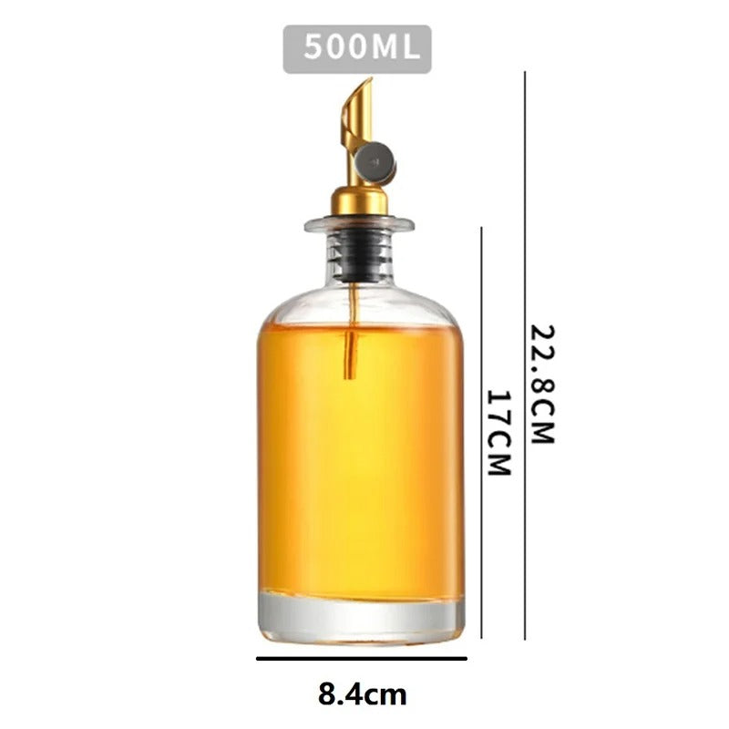 Bottle Seasoning Bottle, Glass Olive Oil Dispenser, Vinegar Bottle Condiment, Kitchen Stuff Container Kitchen Gadgets
