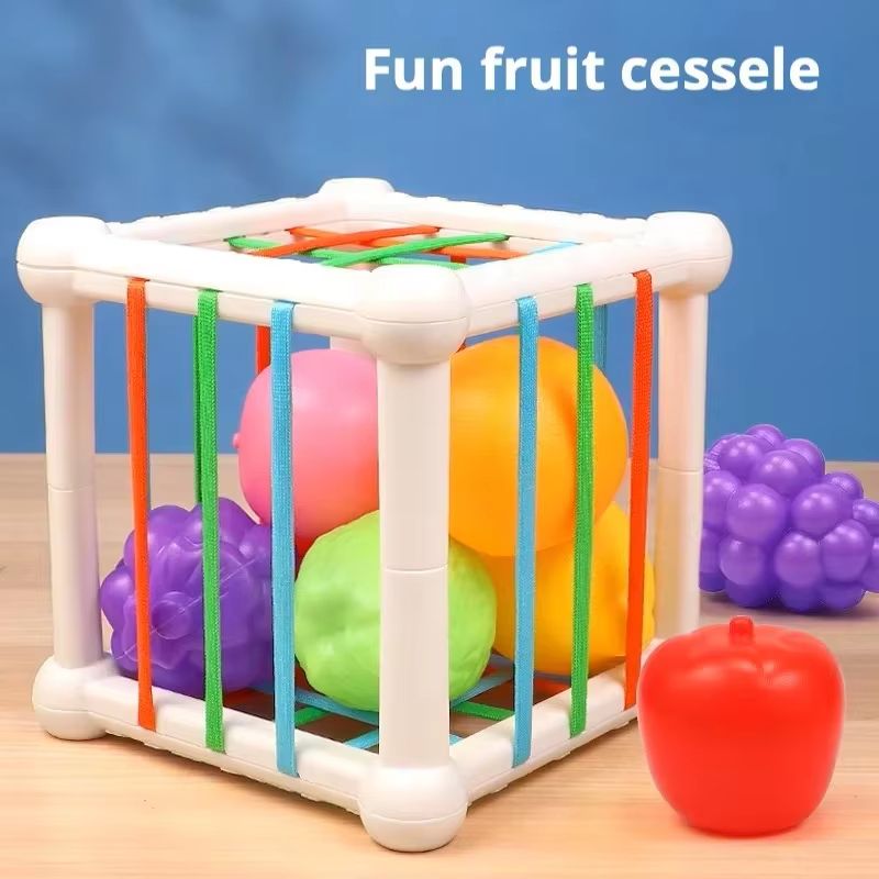 7 Piece Baby Learning Cubes Shape Matching & Stacking Educational Toy Set