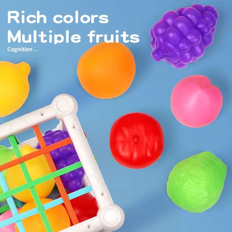 7 Piece Baby Learning Cubes Shape Matching  Stacking Educational Toy Set 1