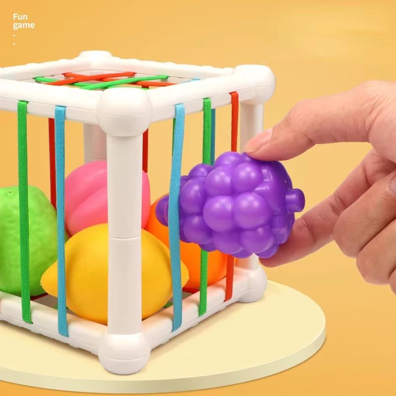 7 Piece Baby Learning Cubes Shape Matching  Stacking Educational Toy Set 4