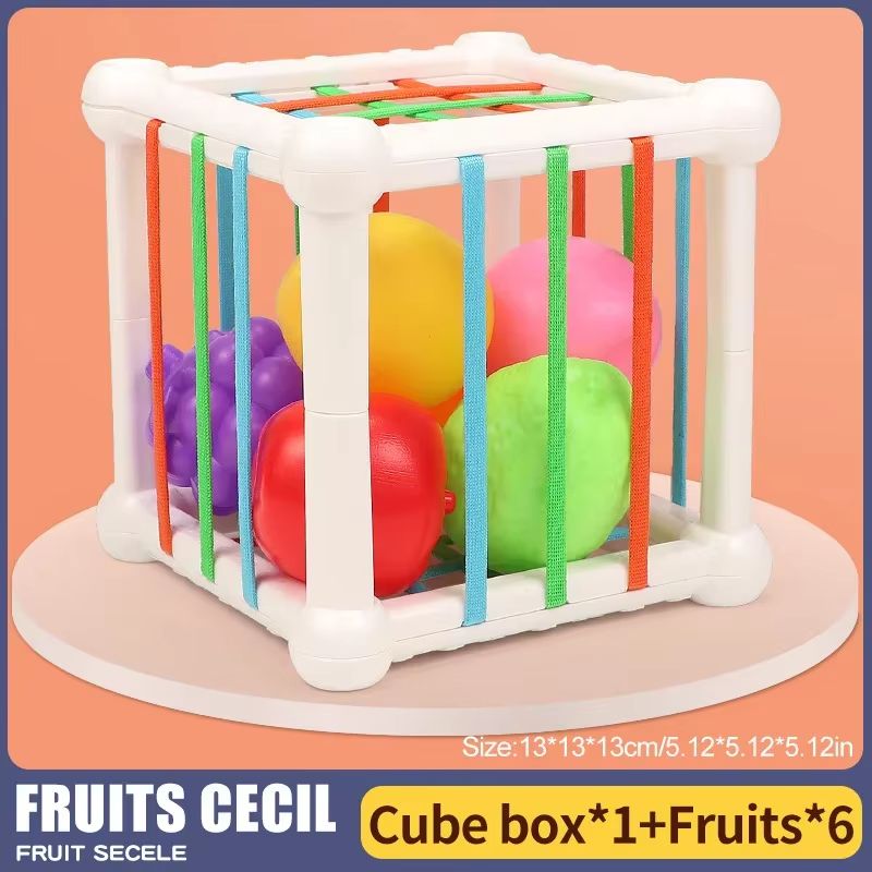 7 Piece Baby Learning Cubes Shape Matching  Stacking Educational Toy Set 6