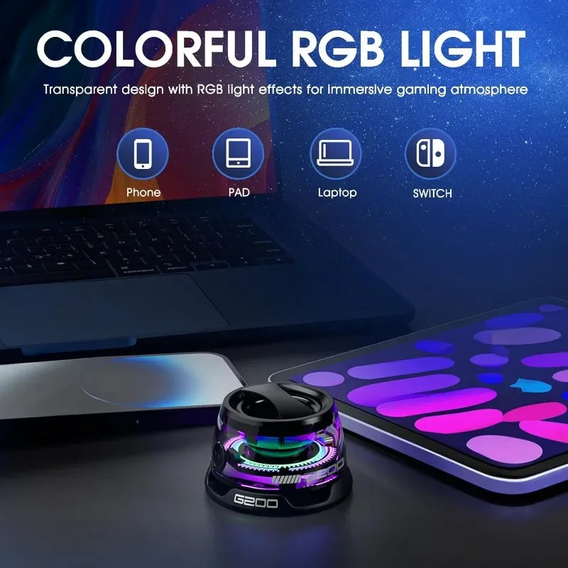 Mini Sound Box Hours Playback RGB Lighting Magnetic Speaker Portable Bluetooth Speaker Phone Holder 6