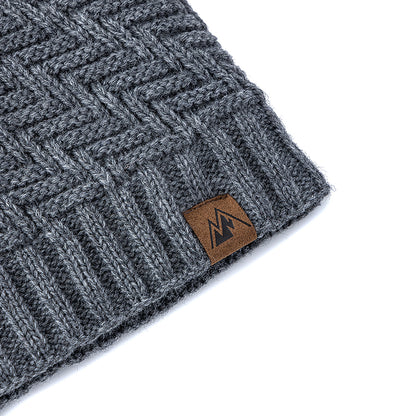 Fashion Knitted Hats For Men And Women Unisex Peak Labal Winter Hats Lined Warm Sports Hats Beanie  3