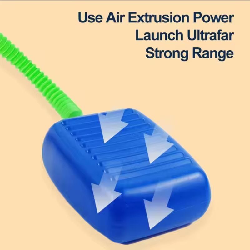 Kids Air Rocket Foot Pump Launcher Outdoor Stomp Rocket Play Set 2