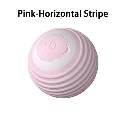 USB Rechargeable Smart Rolling Cat Ball  Automatic Interactive Toy For Indoor Cats 8