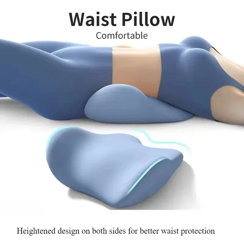 Sleep Lumbar Pillow Ergonomic, Cotton Bed Lumbar Protrusion, Special Lumbar Support Cushion, Back Support