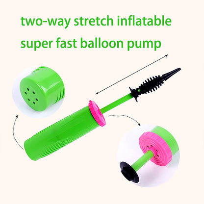 Handheld Balloon Pump Two Way Dual Action, Ballon Inflator Pumping, Air Pumper Balloons for Wedding Birthday Party