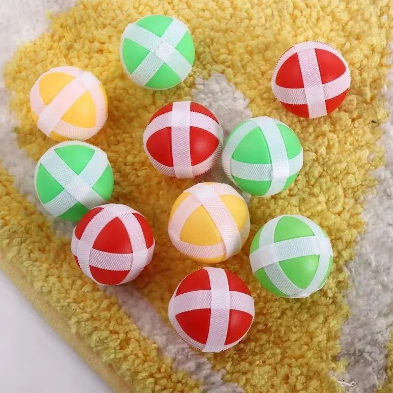 8-Piece Montessori Sticky-Ball Target Game Toy for Kids Ages 4-6