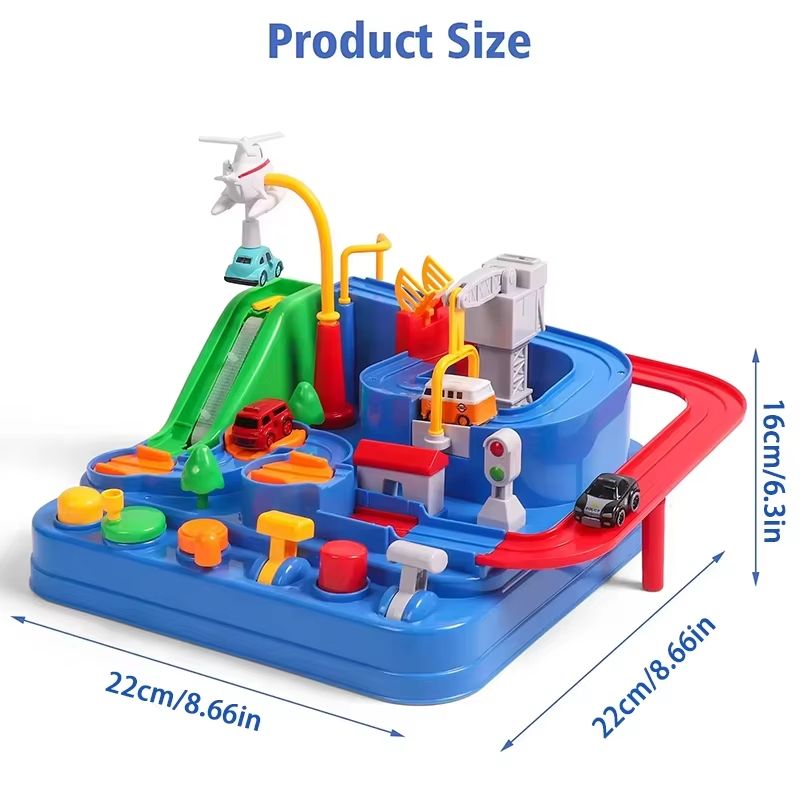 Racing Rail Car Model Educational Toy Track Adventure Game For Kids 1