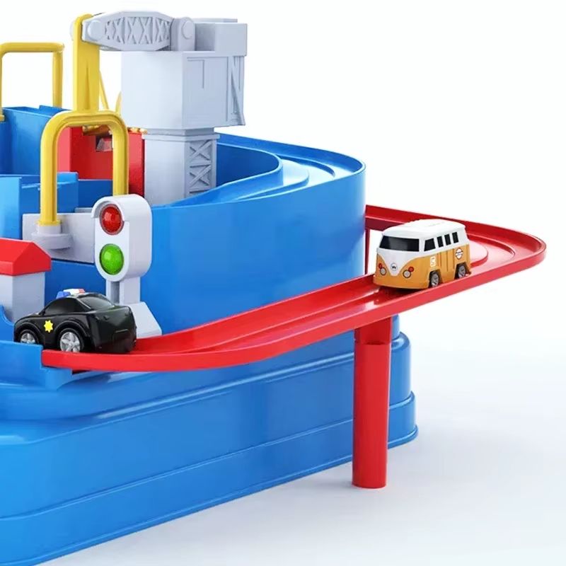 Racing Rail Car Model Educational Toy Track Adventure Game For Kids 2
