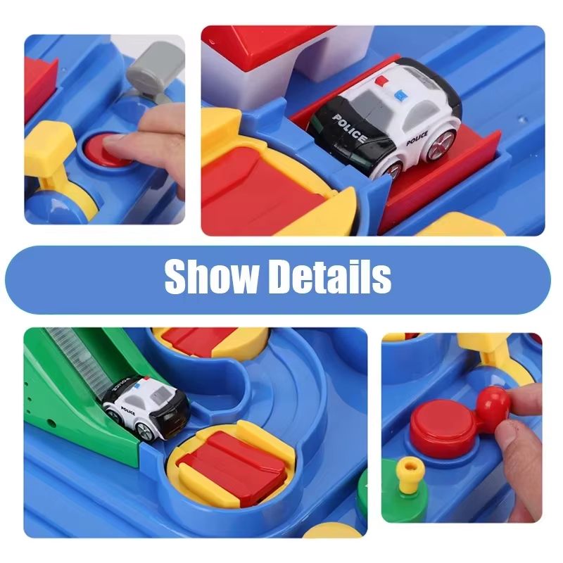 Racing Rail Car Model Educational Toy Track Adventure Game For Kids 3
