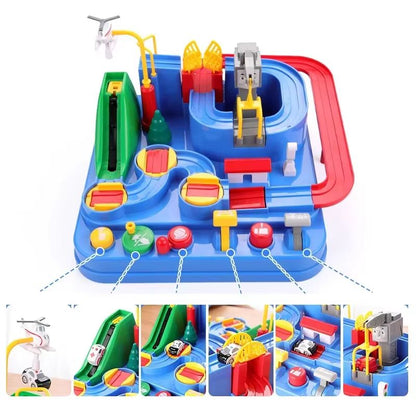 Racing Rail Car Model Educational Toy Track Adventure Game For Kids 5
