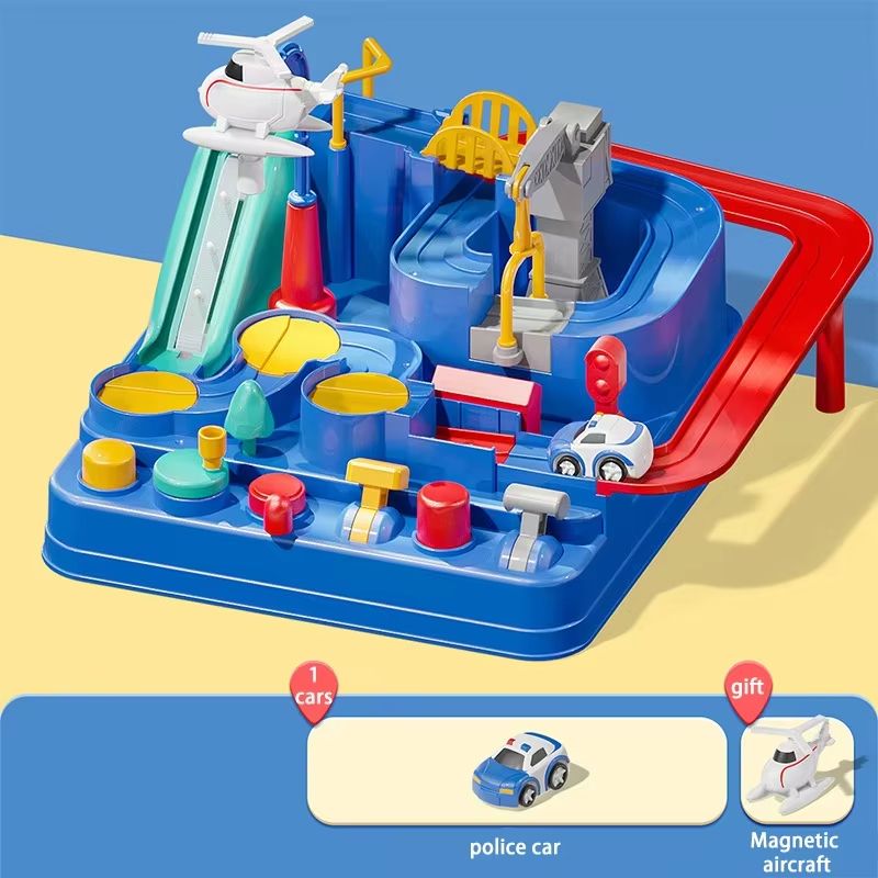 Racing Rail Car Model Educational Toy Track Adventure Game For Kids 6