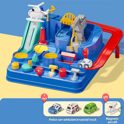 Racing Rail Car Model Educational Toy Track Adventure Game For Kids 8