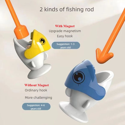 Dinosaur Magnetic Fishing Game Toy For Toddlers  Montessori Learning Kids Rod Game 2