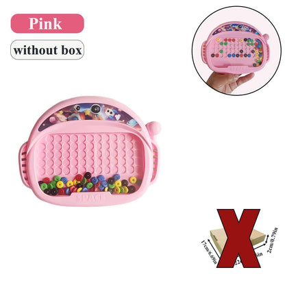 Magnetic Doodle Board With Pen And Beads  Educational Drawing Toy For Kids Ages 38 6