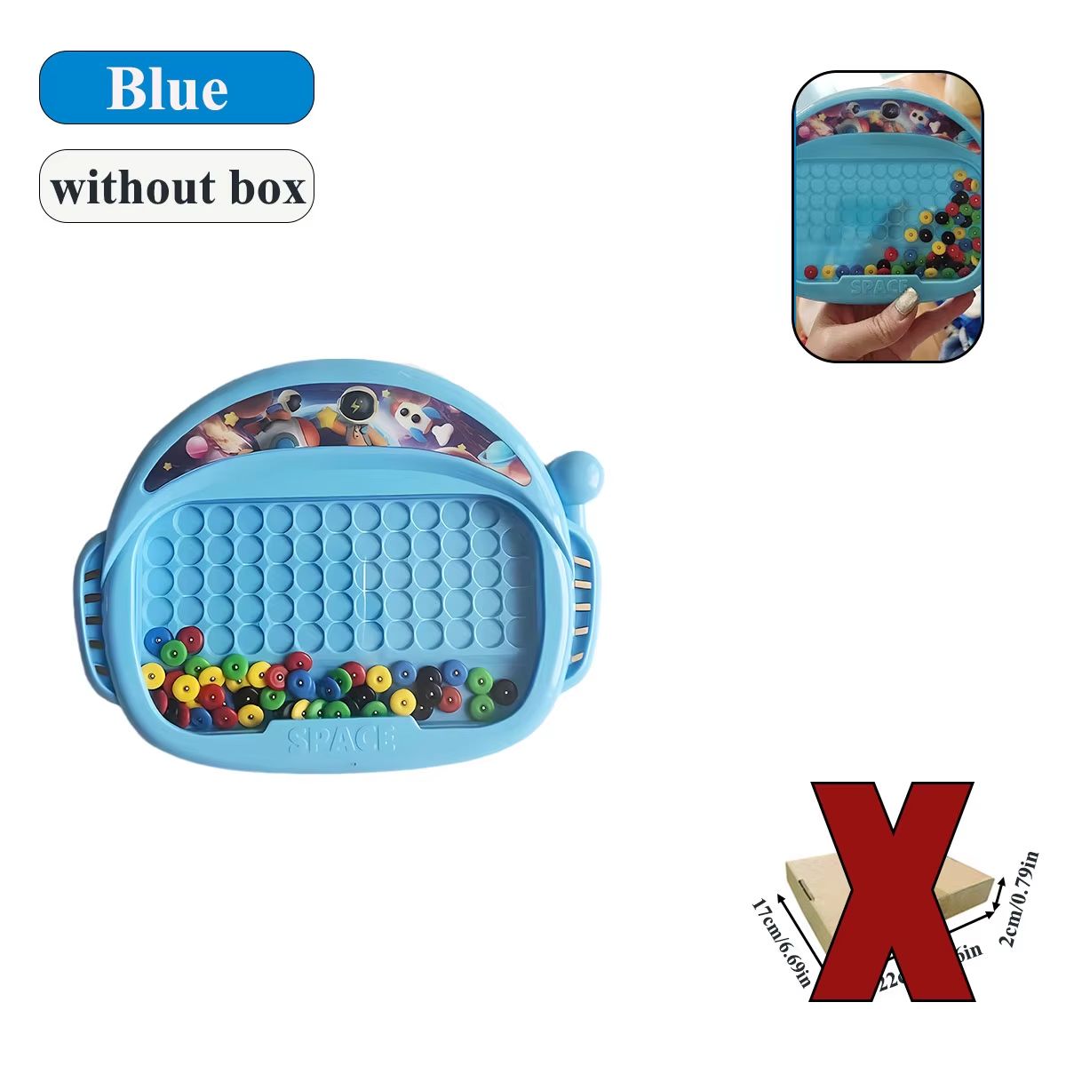 Magnetic Doodle Board With Pen And Beads  Educational Drawing Toy For Kids Ages 38 7