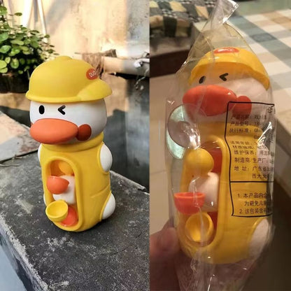 SuctionCup Bath Toy Set With DuckFrogPig Spinner For Toddlers  Kids 5