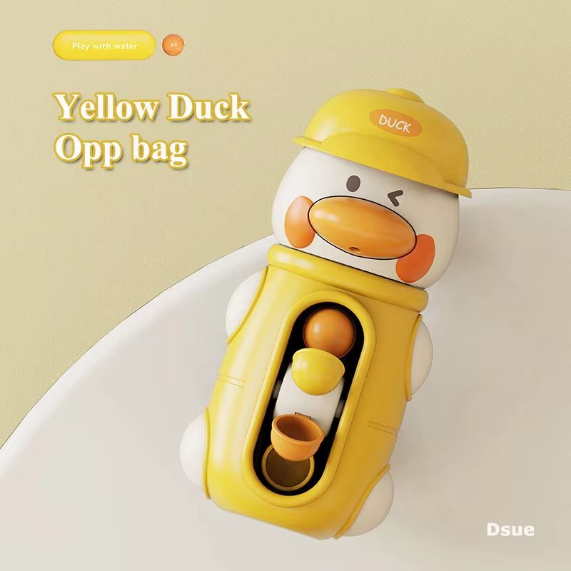 SuctionCup Bath Toy Set With DuckFrogPig Spinner For Toddlers  Kids 6