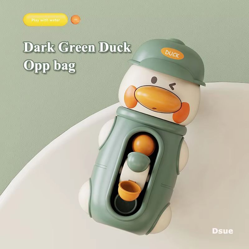 SuctionCup Bath Toy Set With DuckFrogPig Spinner For Toddlers  Kids 8