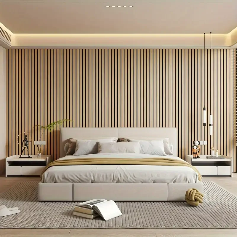 3D Grille Wall Sticker, Waterproof Thickening Wallpaper, Background Wall board, Self Adhesive Partition Decor