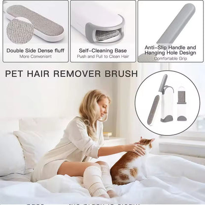 PetFurMagic SelfCleaning Lint Brush  Hair Remover 5