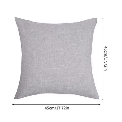 SoftLoom Linen Cushion Cover  45by45 Cm Decorative Pillow Cover For Sofa  Home Decor 8