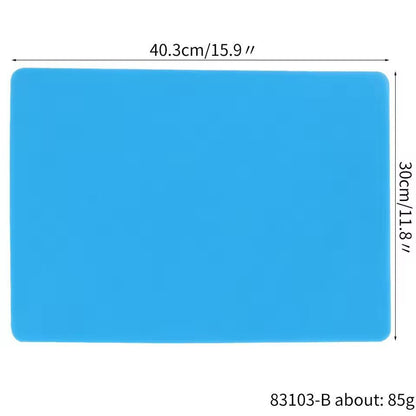 Premium Silicone Table Protector Mat  Waterproof HeatResistant Counter  Kids Dining Mat 10