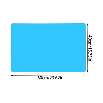 Premium Silicone Table Protector Mat  Waterproof HeatResistant Counter  Kids Dining Mat 14