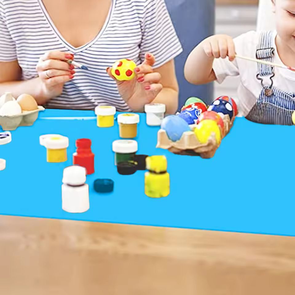 Premium Silicone Table Protector Mat  Waterproof HeatResistant Counter  Kids Dining Mat 3