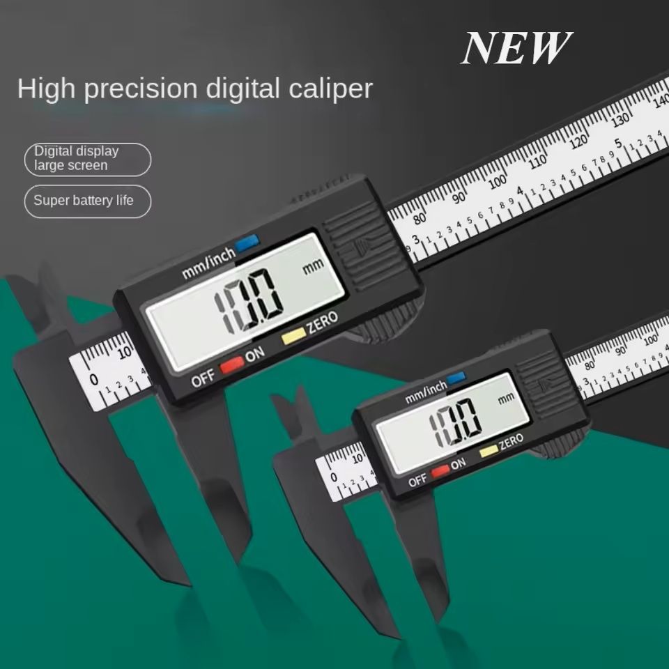 Digital Vernier Caliper High-Precision Measuring Tool for Woodworking, Metalwork & DIY