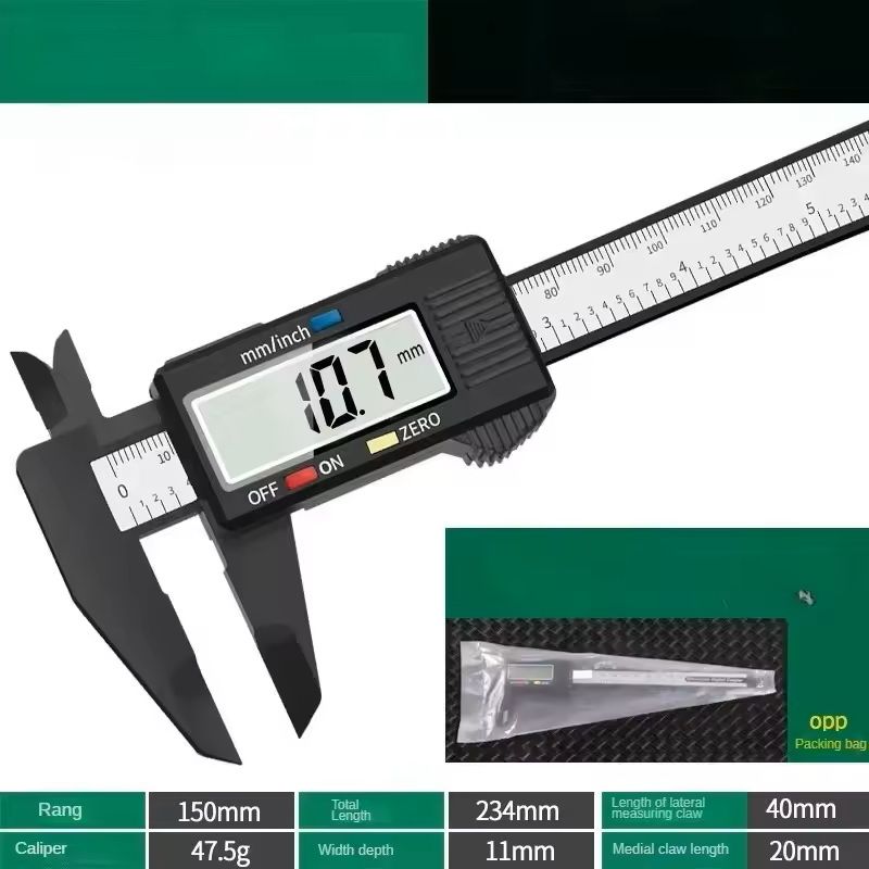 Digital Vernier Caliper HighPrecision Measuring Tool For Woodworking Metalwork  DIY 3