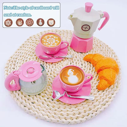 Pretend Coffee Play Set For Kids  4 Or 11 Piece Play Kitchen Coffee Set 8