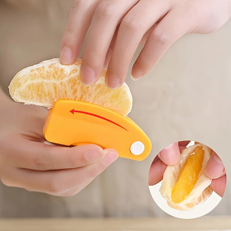 Orange Lemon Grapefruit Peeler With Folding Handle Creative Plastic Cutter Kitchen Fruit And Vegeta 3