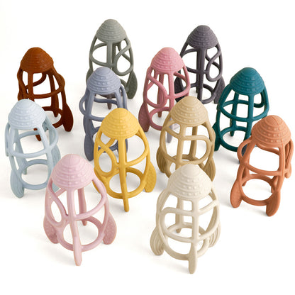 Teething Infant Chewing Toy Fashionable Rocket Shape Silicone Baby Teethers Nursing Gift For Kids Fidget Toy Children's Products