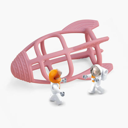 Teething Infant Chewing Toy Fashionable Rocket Shape Silicone Baby Teethers Nursing Gift For Kids F 1