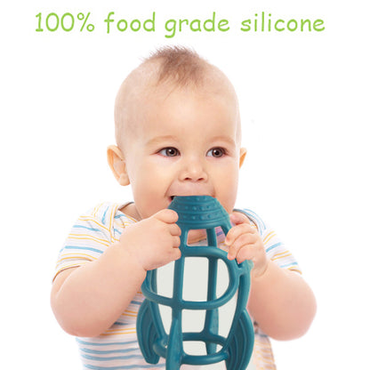 Teething Infant Chewing Toy Fashionable Rocket Shape Silicone Baby Teethers Nursing Gift For Kids F 4