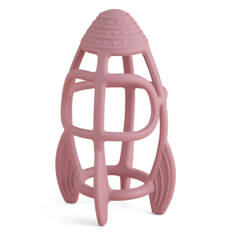 Teething Infant Chewing Toy Fashionable Rocket Shape Silicone Baby Teethers Nursing Gift For Kids F 13