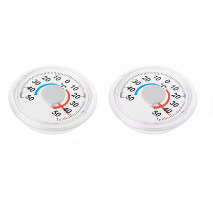 Plastic Round Door  Window Thermometer  IndoorOutdoor Temperature Gauge 5
