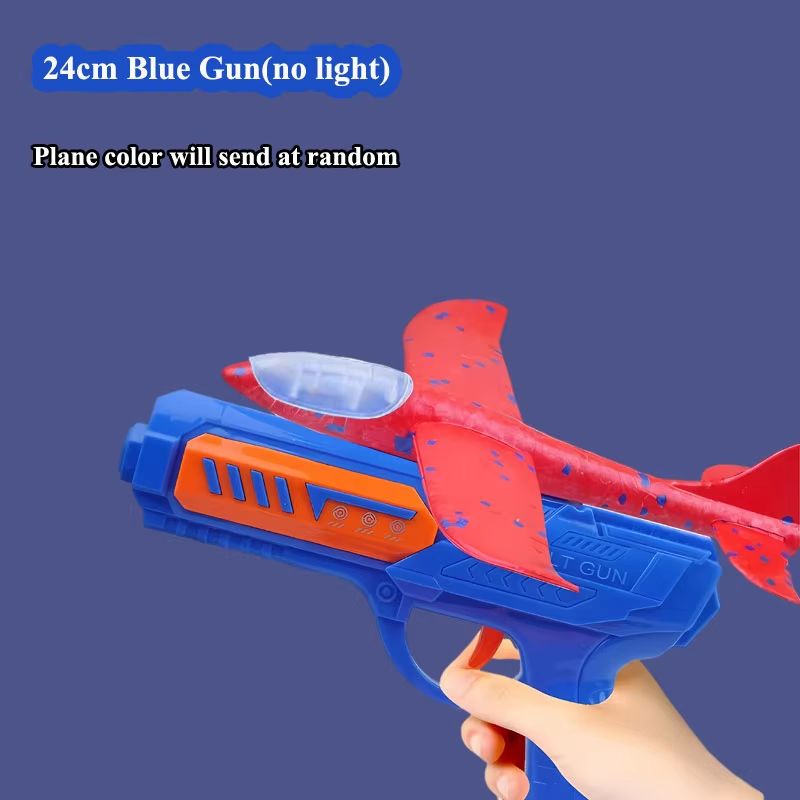 Kids Foam Plane Launcher Set  94 In  134 In Glider Airplane Outdoor Catapult Toy 9