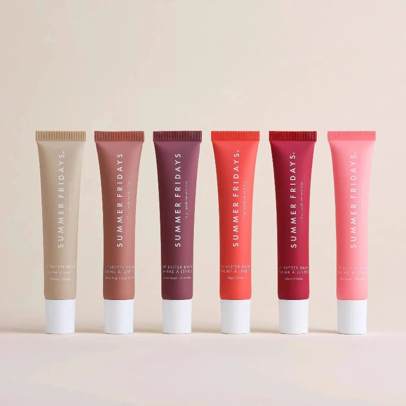 Moisturizing Summer Fridays Lip Balm Vanilla Pink Sugar Coffee Cake Lip Gloss 1