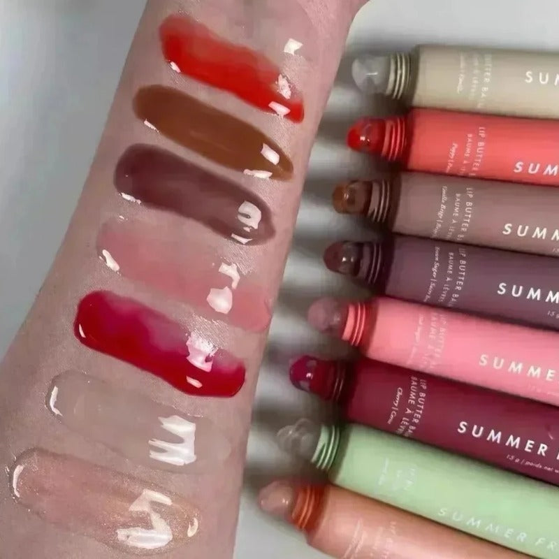 Moisturizing Summer Fridays Lip Balm Vanilla Pink Sugar Coffee Cake Lip Gloss 3