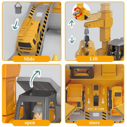 Kids Engineering Vehicle Building Set With Electric Drill And Tool Nuts 4