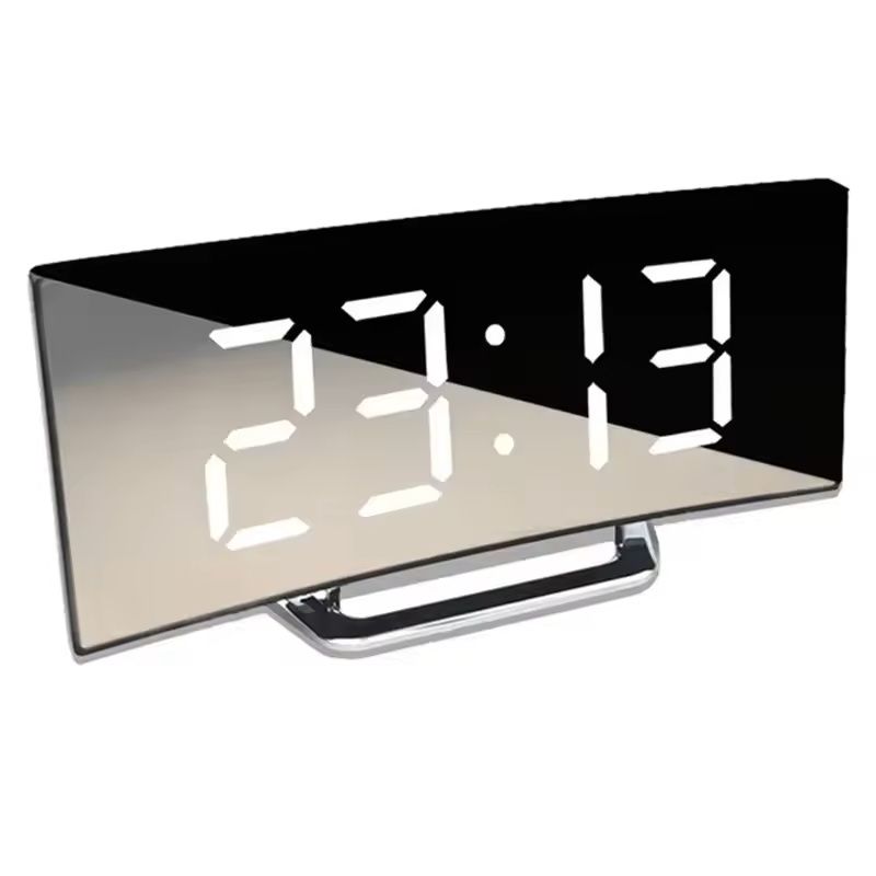 LED Digital Alarm Clock  Electronic Smart Bedside Desk Clock With Light  Snooze 4