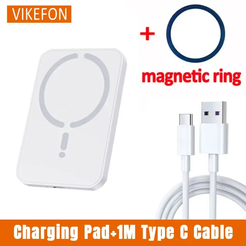 Fast Wireless Car Charger Magnetic Phone Holder For IPhone Car Charging Mount 4