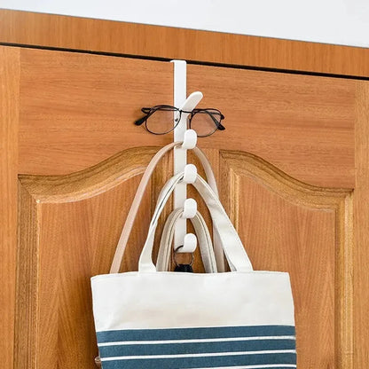 Bedroom Door Hanger Clothes Hanging Rack Plastic Over The Door Hooks Storage Organisation Purse Hol 3