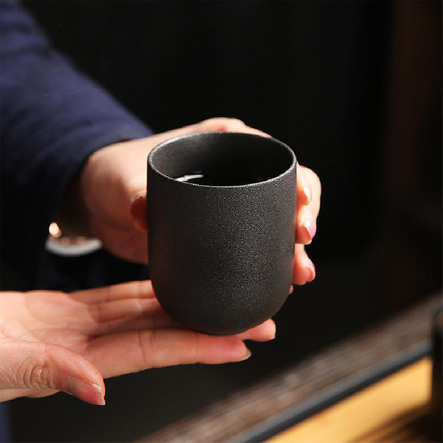 Japanese Stoneware Tea Mug New Vintage Ceramics Kung Fu Sake Coffee Cups Drinkware 2