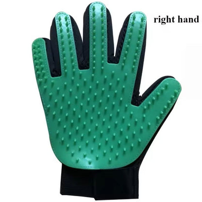 Pet Grooming Gloves  Hair Removal  Bathing Massage Gloves For Dogs And Cats 2
